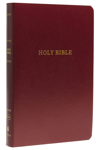 Image of KJV Holy Bible: Gift and Award, Burgundy Leather-Look, Red Letter, Comfort Print: King James Version