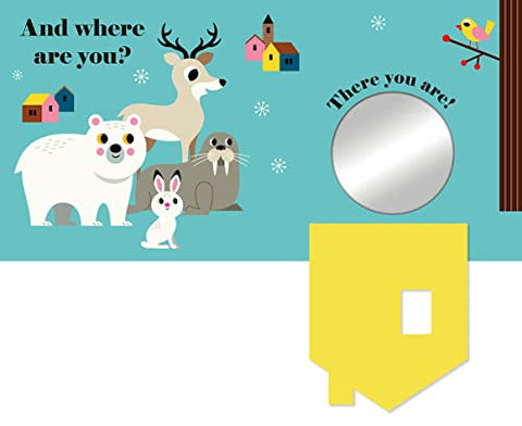 Image of WHERE'S THE POLAR BEAR?: (AN INTERACTIVE, SENSORY LIFT-THE-FLAP BOOK WITH FELT FLAPS AND A MIRROR FOR BABIES & TODDLERS. FRIENDLY ARCTIC ANIMALS INCLUDE A WALRUS, REINDEER, & RABBIT.)