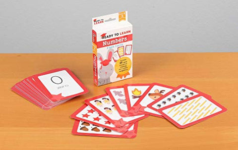 Image of Ready to Learn: Pre-K-K Numbers Flash Cards: Includes 48 Cards to Practice Counting and Number Recognition!