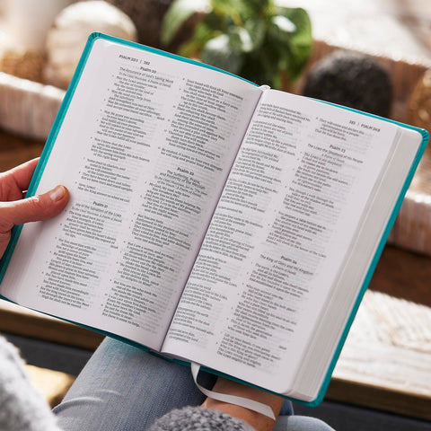 Image of NKJV Holy Bible, Value Ultra Thinline, Blue Leathersoft, Red Letter, Comfort Print