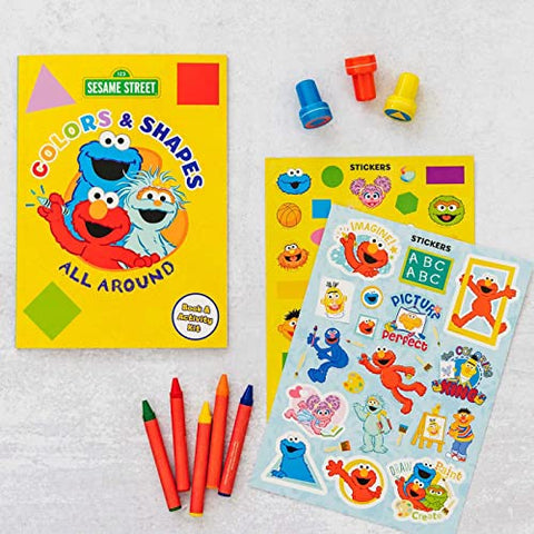 Image of Sesame Street: Colors and Shapes All Around (Book Plus)