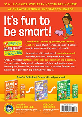 Image of Brain Quest Workbook: 2nd Grade Revised Edition (Brain Quest Workbooks)