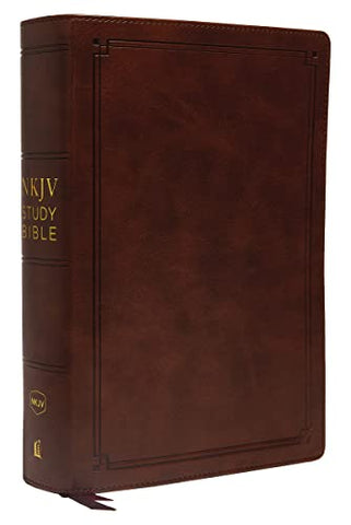 Image of NKJV STUDY BIBLE, LEATHERSOFT, BROWN, COMFORT PRINT: THE COMPLETE RESOURCE FOR STUDYING GOD’S WORD