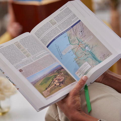 Image of NKJV Evangelical Study Bible: Christ-centered. Faith-building. Mission-focused. ( Pink Leathersoft Red Letter Large Comfort Print)