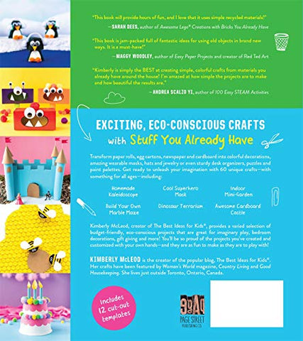 Image of Fun and Easy Crafting with Recycled Materials: 60 Cool Projects that Reimagine Paper Rolls, Egg Cartons, Jars and More!