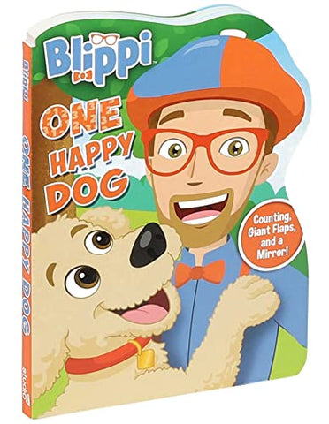 Image of Blippi: One Happy Dog (Shaped Board Books with Flaps)