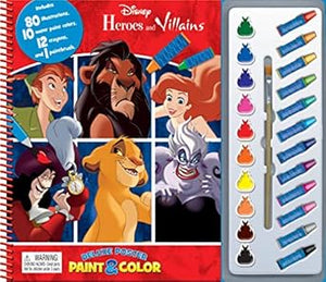 Disney Heroes and Villains Deluxe Poster Paint & Color