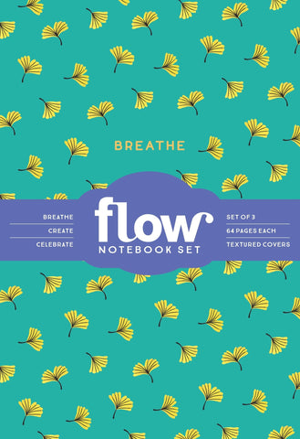 Image of Breathe, Create, Celebrate Notebook Set (Flow)