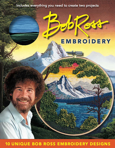 Image of Bob Ross Embroidery (Embroidery Craft)