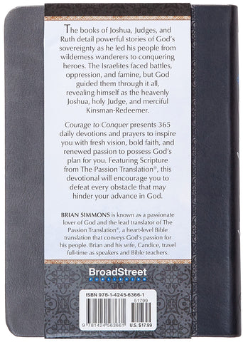 Image of Courage to Conquer: 365 Devotions from Joshua, Judges, and Ruth (The Passion Translation Devotionals)