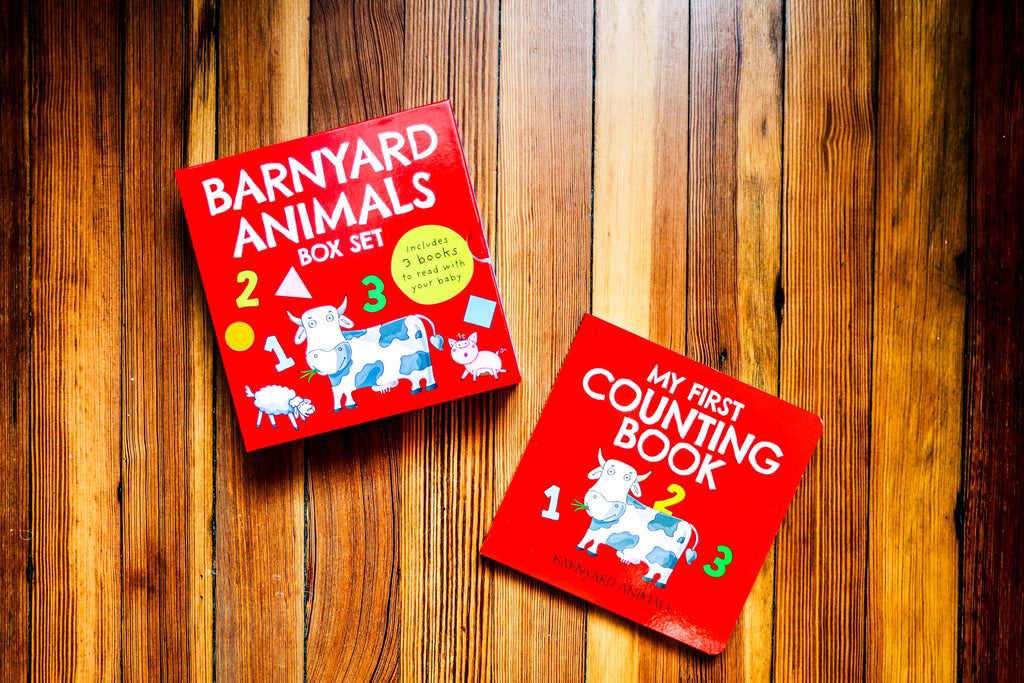 The Barnyard Animals Box Set: My First Board Book Library (Barnyard Basics)