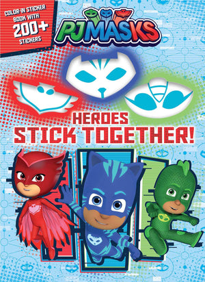 PJ Masks: Heroes Stick Together (Coloring Book)