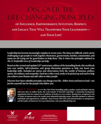 Image of The 21 Irrefutable Laws of Leadership Workbook 25th Anniversary Edition: Follow Them and People Will Follow You