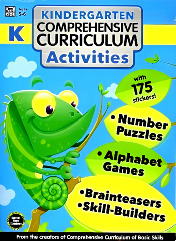 Image of Comprehensive Curriculum Activities - Kindergarten Workbook