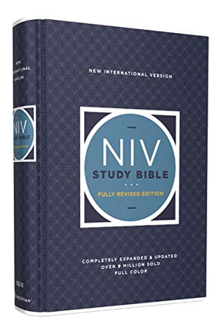 Image of NIV Study Bible Fully Revised Edition (Study Deeply. Believe Wholeheartedly.) Hardcover Red Letter Comfort Print