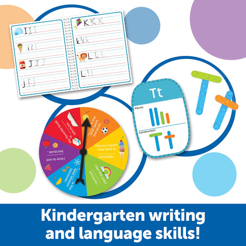 Image of Learning Resources Skill Builders! Kindergarten Writing - 38 Piece Activity Set , Ages 5+ Kindergarten Learning Essential Materials, Alphabet Learning Activities, Kindergarten Homeschool Supplies