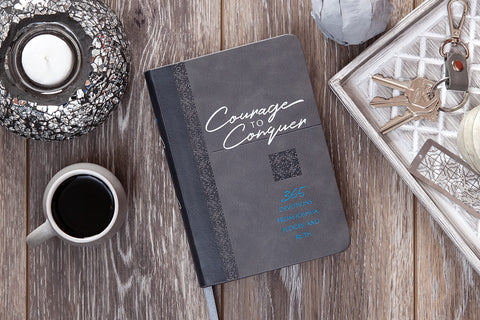 Image of Courage to Conquer: 365 Devotions from Joshua, Judges, and Ruth (The Passion Translation Devotionals)