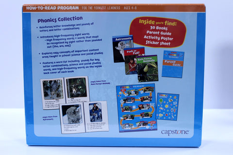 Image of Phonics Readers from the How To Read Activity developed by Capstone