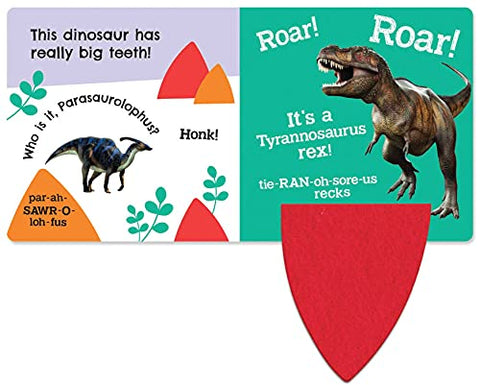 Image of First Felt Flaps: Dinosaurs!