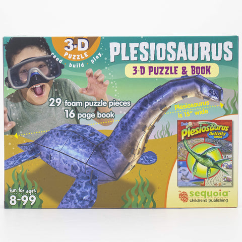 Image of Plesiosaurus 3-D Puzzle & Activity Book
