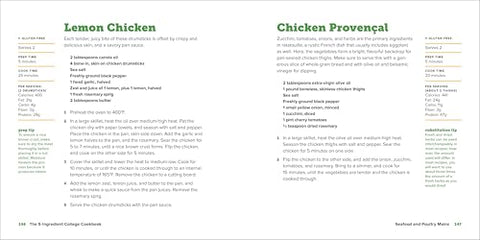Image of THE 5-INGREDIENT COLLEGE COOKBOOK: RECIPES TO SURVIVE THE NEXT FOUR YEARS
