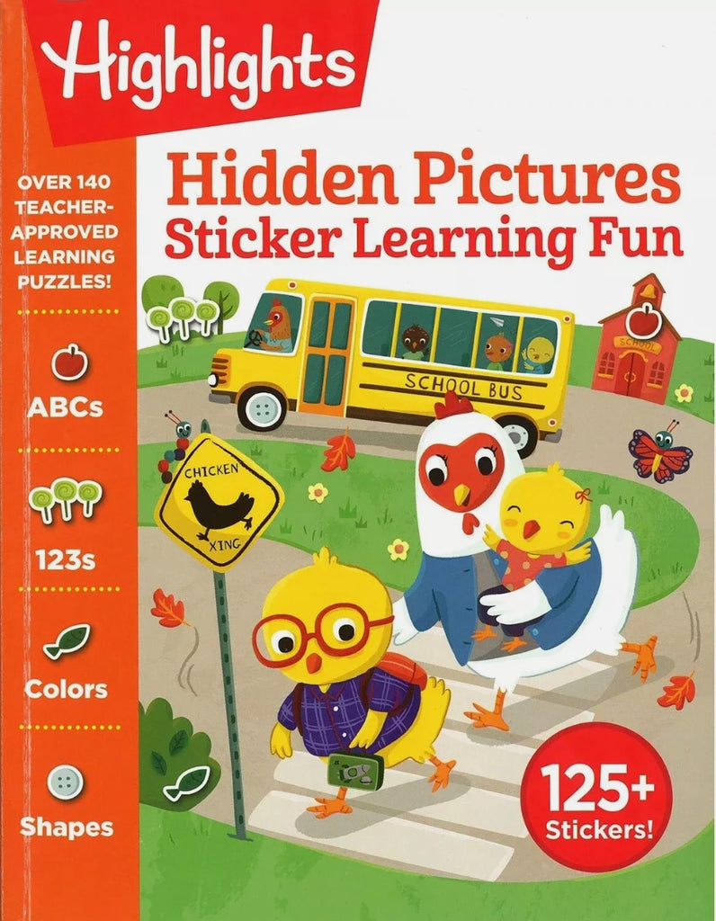 Hidden Picture Sticker Learning Book