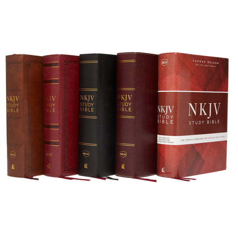 Image of NKJV STUDY BIBLE, LEATHERSOFT, BROWN, COMFORT PRINT: THE COMPLETE RESOURCE FOR STUDYING GOD’S WORD