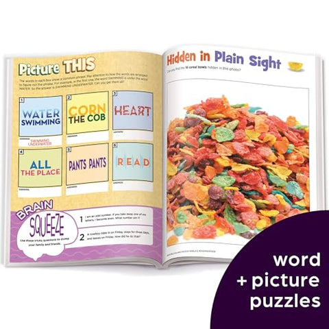 Image of Ultimate Puzzle Challenge!: 125+ Brain Puzzles for Kids, Hidden Pictures, Mazes, Sudoku, Word Searches, Logic Puzzles and More, Kids Activity Book for Super Solvers (Highlights Jumbo Books & Pads)