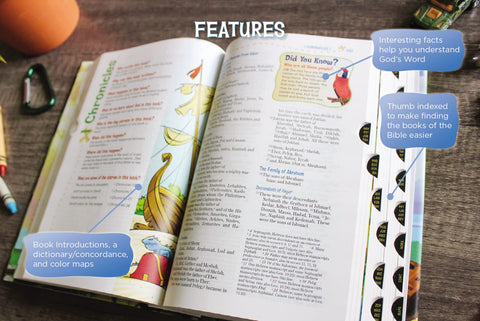 Image of NIV Adventure Bible Hardcover Full Color Thumb Indexed