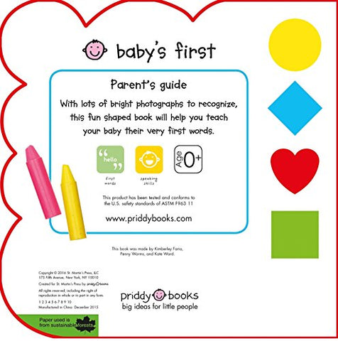 Image of Baby's First Words: A Fun-Shaped Book