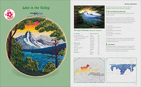 Image of Bob Ross Embroidery (Embroidery Craft)