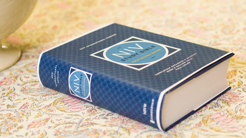 Image of NIV Study Bible Fully Revised Edition (Study Deeply. Believe Wholeheartedly.) Hardcover Red Letter Comfort Print