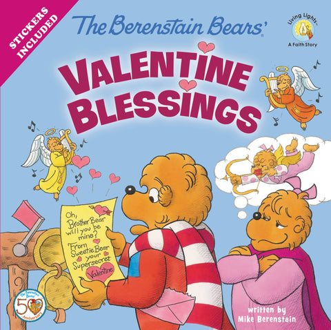 Image of The Berenstain Bears' Valentine Blessings: A Valentine's Day Book For Kids (Berenstain Bears/Living Lights: A Faith Story)