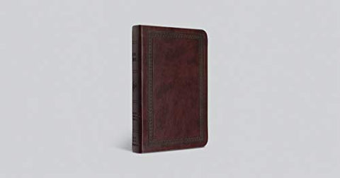 Image of ESV VALUE COMPACT BIBLE (TRUTONE, MAHOGANY, BORDER DESIGN)