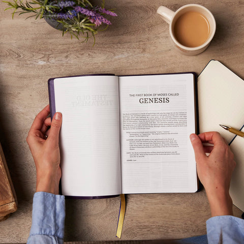 Image of KJV Holy Bible with 73000 Center-Column Cross References Hardcover Red Letter Comfort Print: King James Version