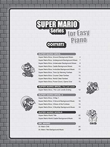 Image of Super Mario for Piano: 34 Super Mario Themes Arranged for Easy Piano