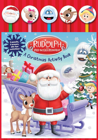 Image of Rudolph the Red-Nosed Reindeer Pencil Toppers