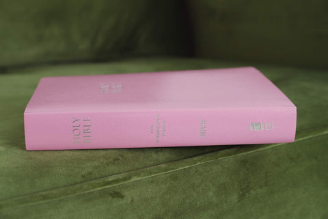 Image of NIV, GIFT AND AWARD BIBLE, LEATHER-LOOK, PINK, RED LETTER, COMFORT PRINT