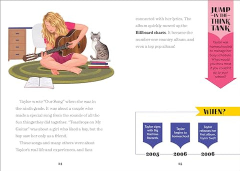 Image of THE STORY OF TAYLOR SWIFT: AN INSPIRING BIOGRAPHY FOR YOUNG READERS (THE STORY OF BIOGRAPHIES)