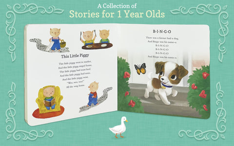Image of Stories for 1-Year-Olds - A First Treasury of Nursery Rhymes and Short Stories to Read to Your Babies and Toddlers
