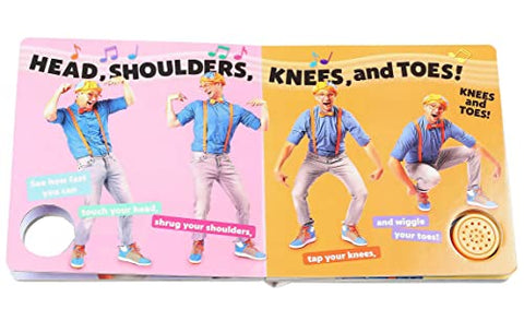 Image of Blippi: Head, Shoulders, Knees, and Toes (1-Button Sound Book)