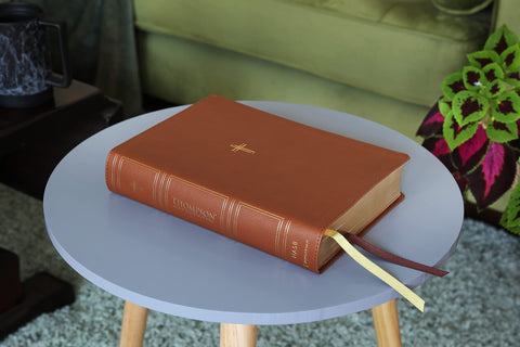 Image of NASB Thompson Chain-Reference Bible Leathersoft Brown 1995 Text Red Letter Comfort Print