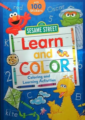 Learn and Color Learning Activities Book (Sesame Street)