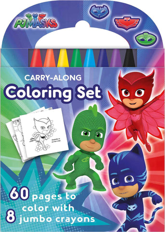 Image of PJ Masks: Carry-Along Coloring Set