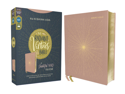 Image of NIV, RADIANT VIRTUES BIBLE: A BEAUTIFUL WORD COLLECTION, CLOTH OVER BOARD, PINK, RED LETTER, COMFORT PRINT: EXPLORE THE VIRTUES OF FAITH, HOPE, AND LOVE