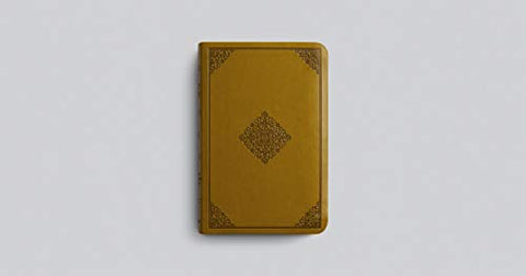 Image of ESV VALUE COMPACT BIBLE (TRUTONE, GOLDENROD, ORNAMENT DESIGN