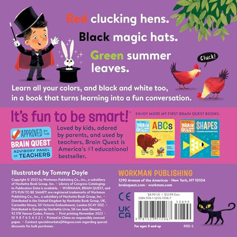 Image of MY FIRST BRAIN QUEST COLORS: A QUESTION-AND-ANSWER BOOK (BRAIN QUEST BOARD BOOKS, 3)