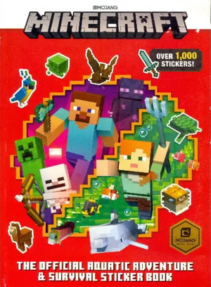 Minecraft Official Aquatic Adventure and Survival Sticker Book