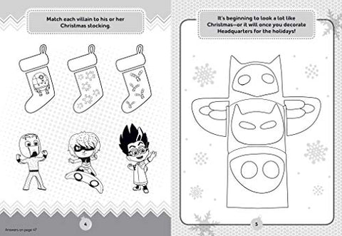 Image of PJ Masks: Hooray for Christmas! (Coloring & Activity with Crayons)