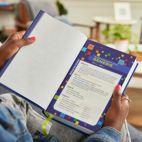 Image of NKJV STUDY BIBLE FOR KIDS, BLUE LEATHERSOFT: THE PREMIER STUDY BIBLE FOR KIDS
